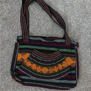 Multicolor Patterned Women's Bag